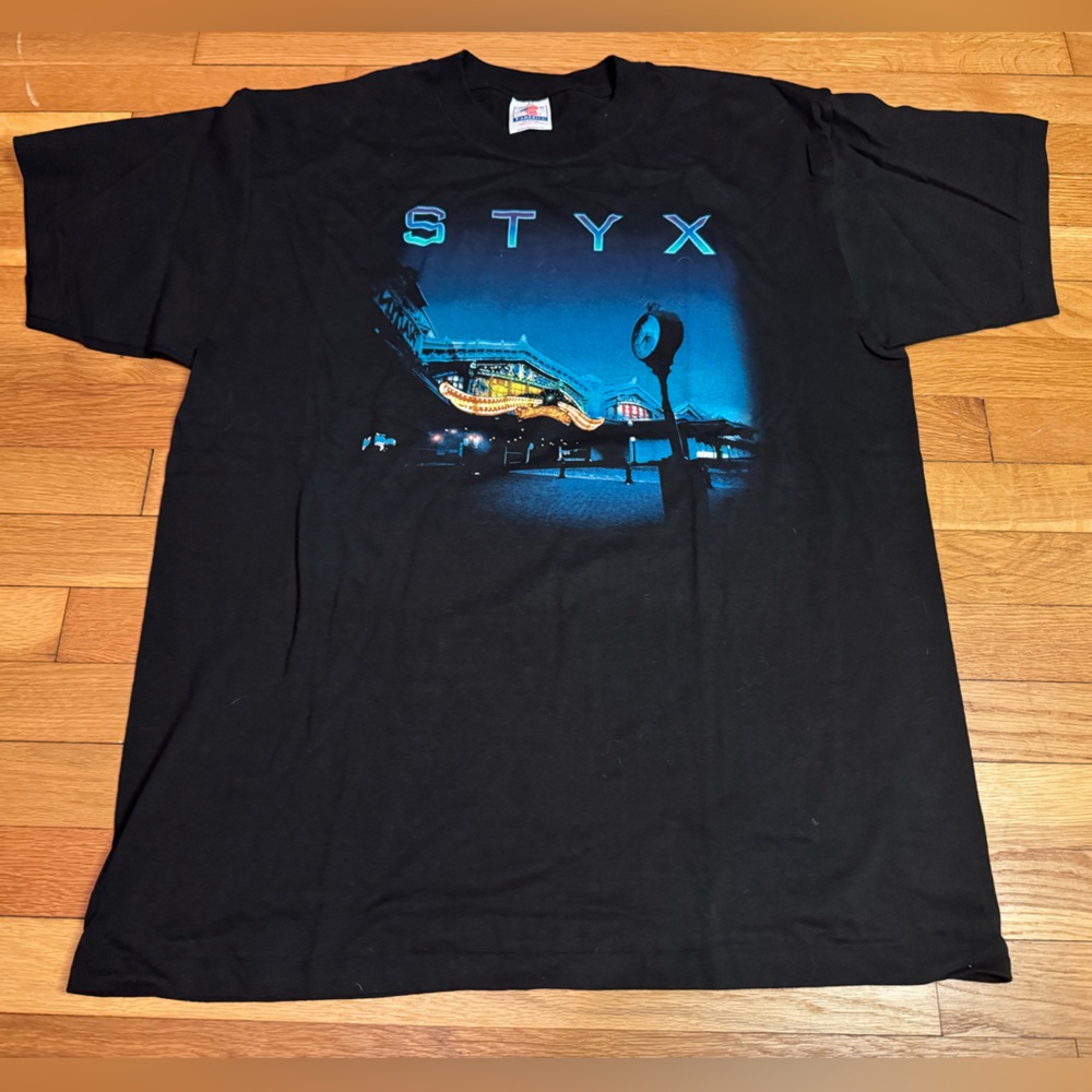 Vintage Styx “Return to Paradise” Black Shirt